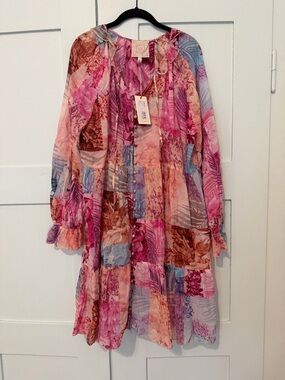 Johnny Was Etta dress size L NWT
